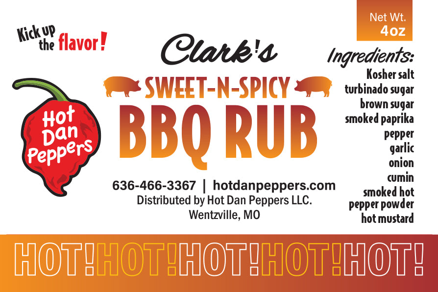 Clark's Sweet n Spicy BBQ Rub